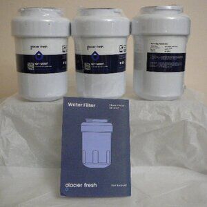 Glacier Fresh GF-MWF Ice & Water Refrigeration Fridge Filters-3 Pack-NEW-SEALED